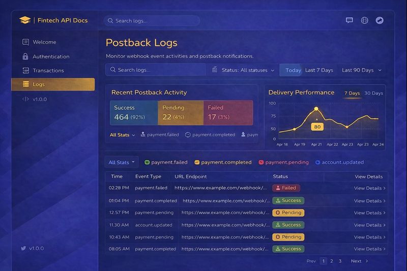 FinanceFlow API Platform Screenshot